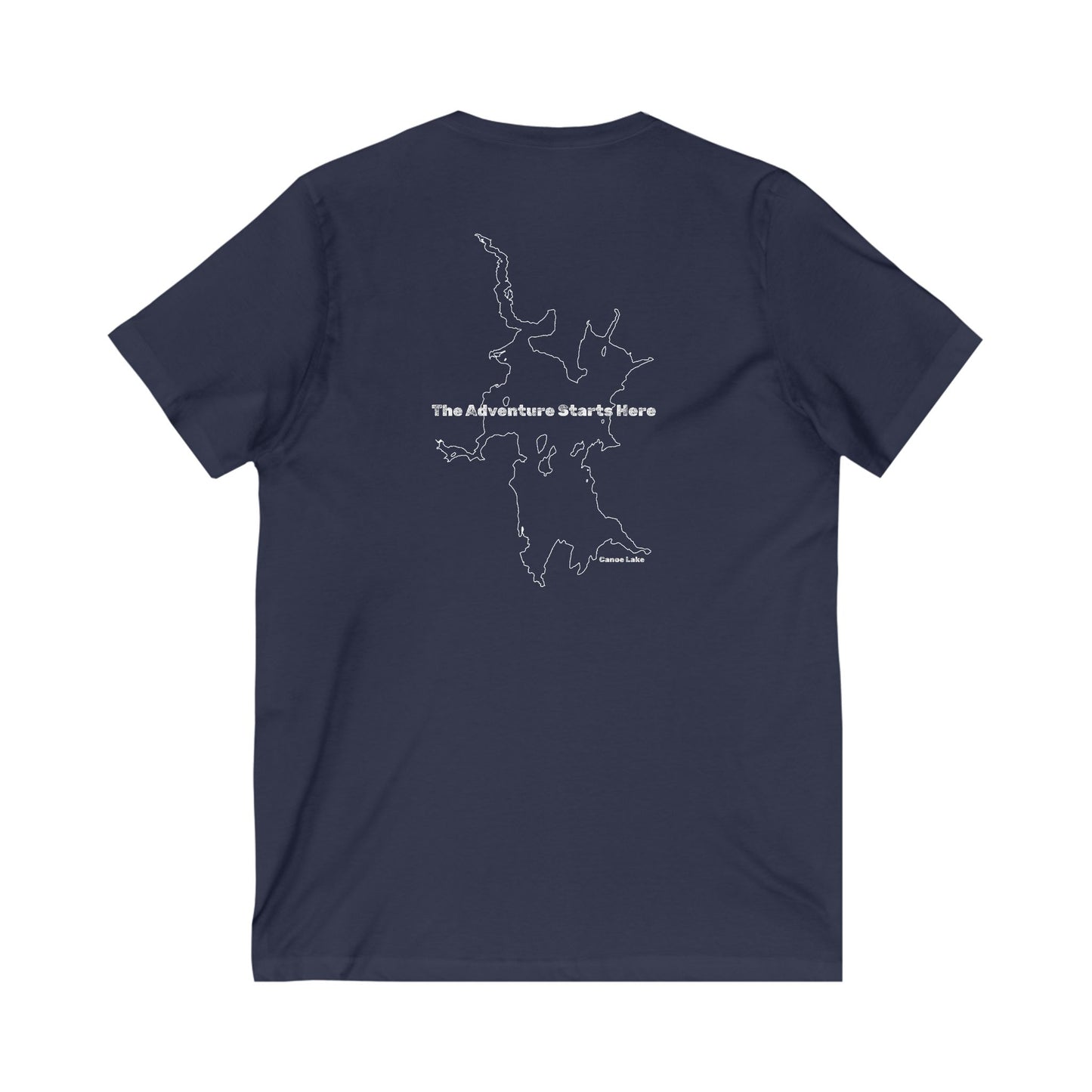 Canoe Lake Women's V-Neck Graphic Tee