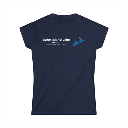 Burnt Island Lake Women's Map Tee
