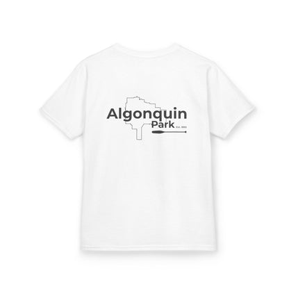 Canoe Lake Kids' Map Tee