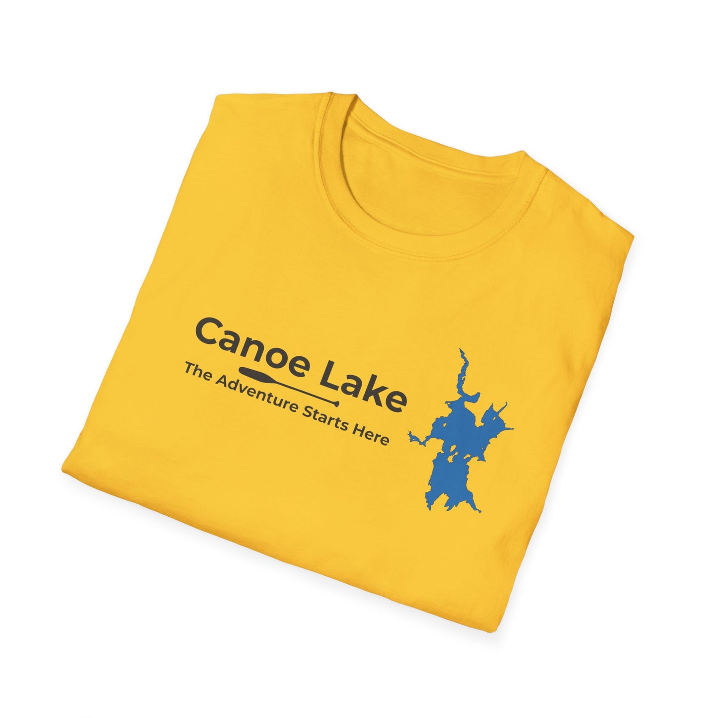Canoe Lake Map Tee