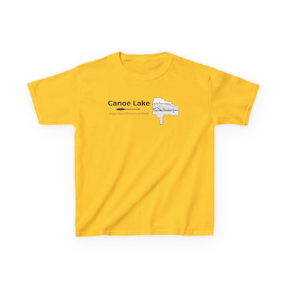 Canoe Lake Kids' Map Tee