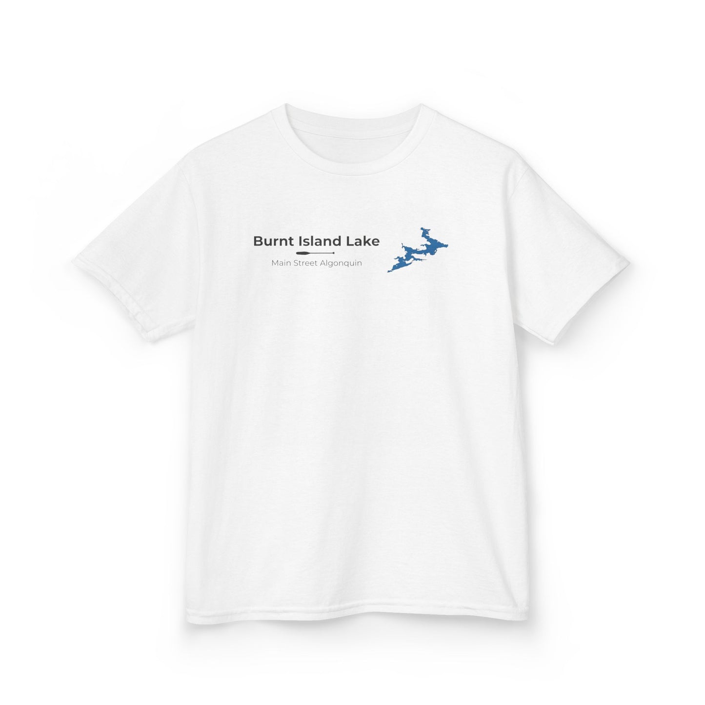 Burnt Island Lake Kids' Map Tee