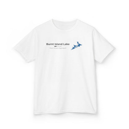 Burnt Island Lake Kids' Map Tee