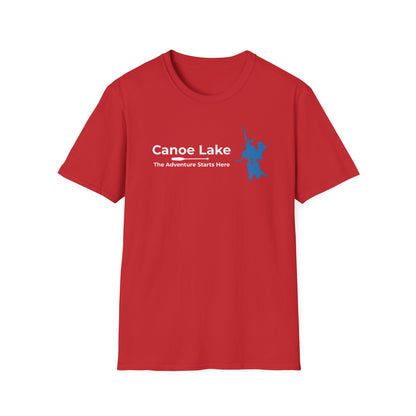 Canoe Lake Map Tee