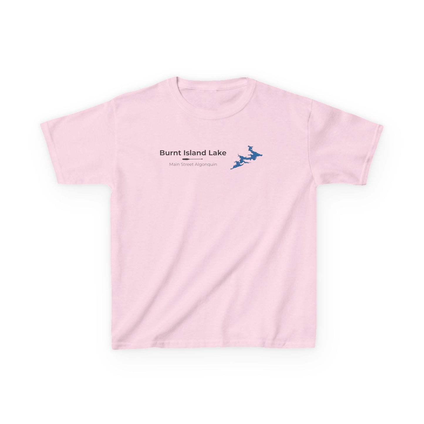 Burnt Island Lake Kids' Map Tee