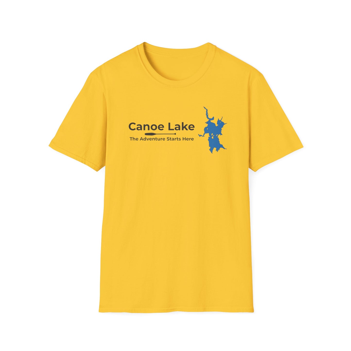 Canoe Lake Map Tee