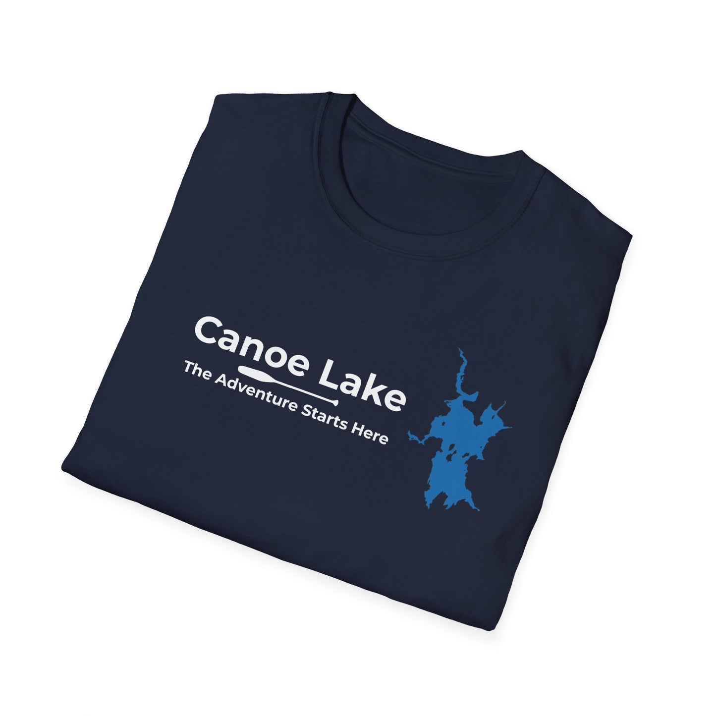 Canoe Lake Map Tee