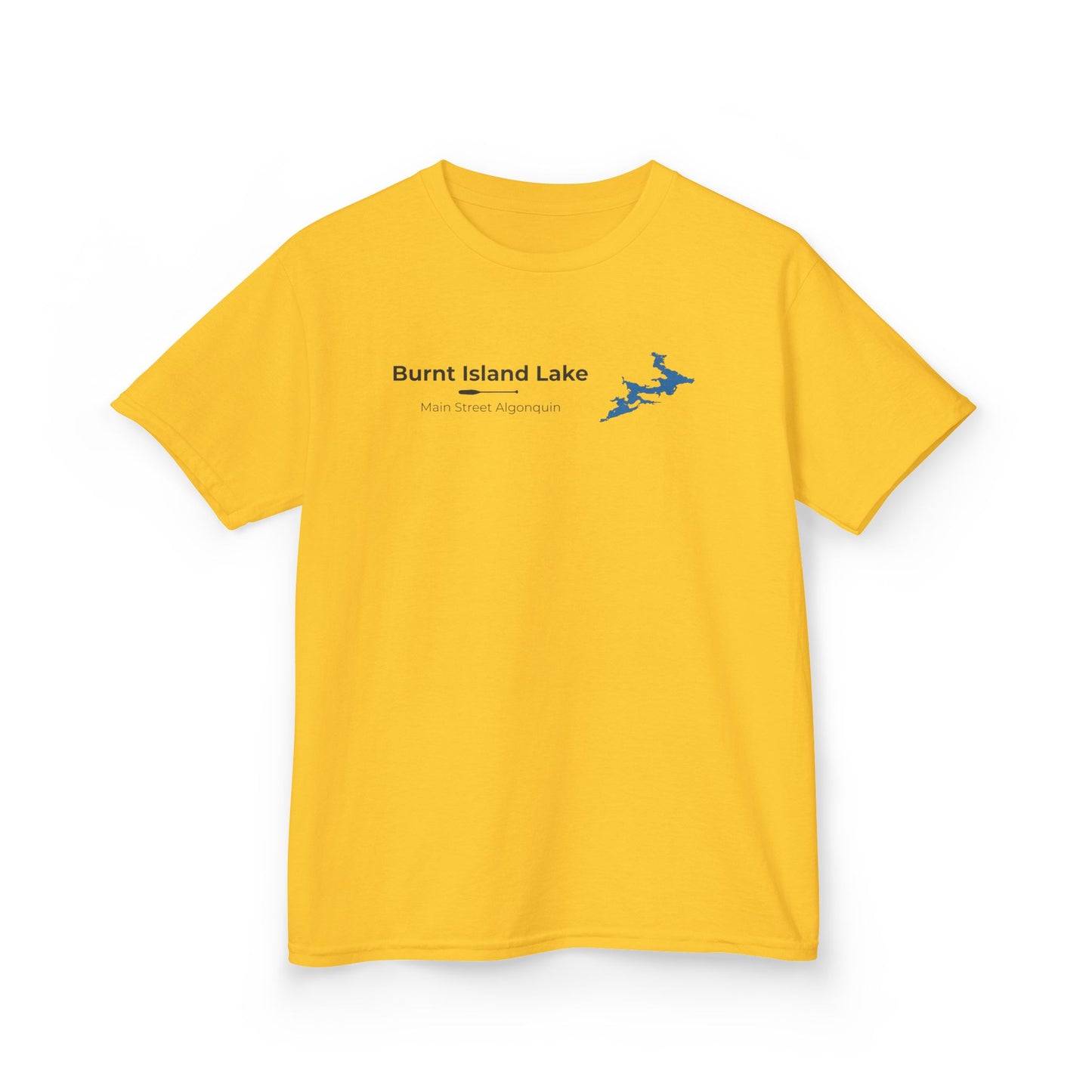 Burnt Island Lake Kids' Map Tee