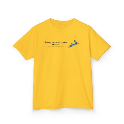 Burnt Island Lake Kids' Map Tee