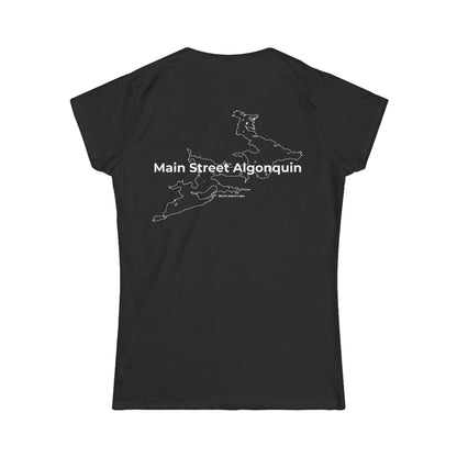 Burnt Island Lake Women's Map Tee