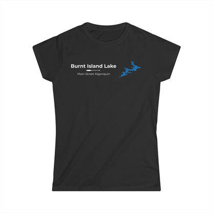 Burnt Island Lake Women's Map Tee