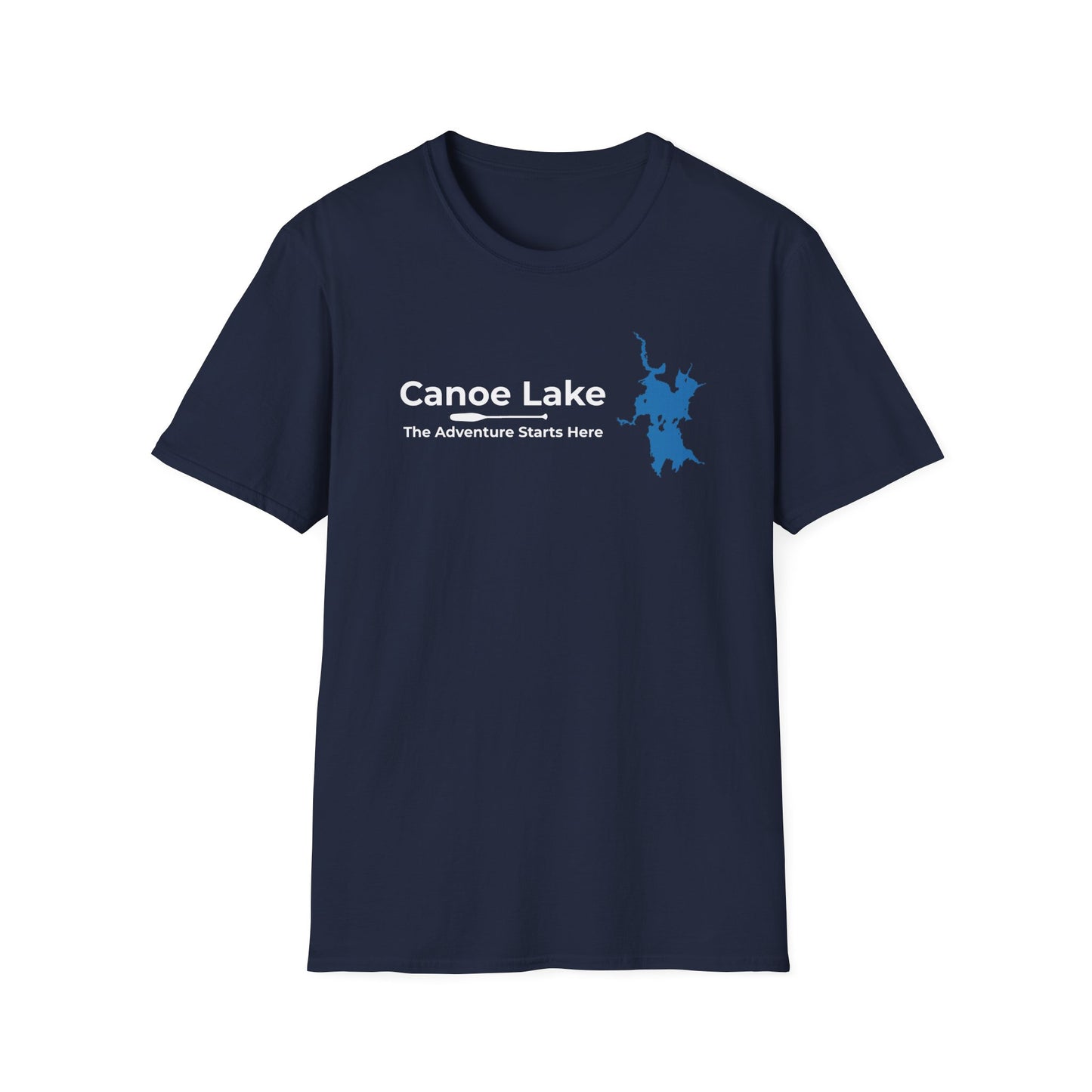 Canoe Lake Map Tee