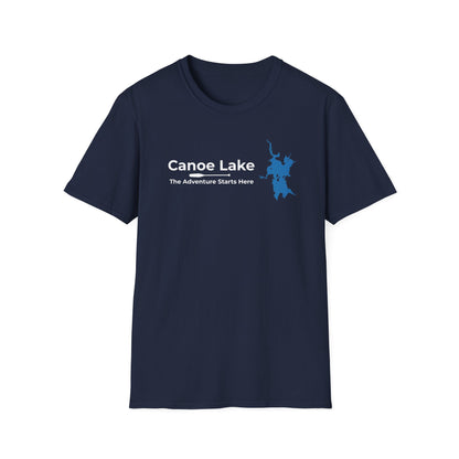Canoe Lake Map Tee