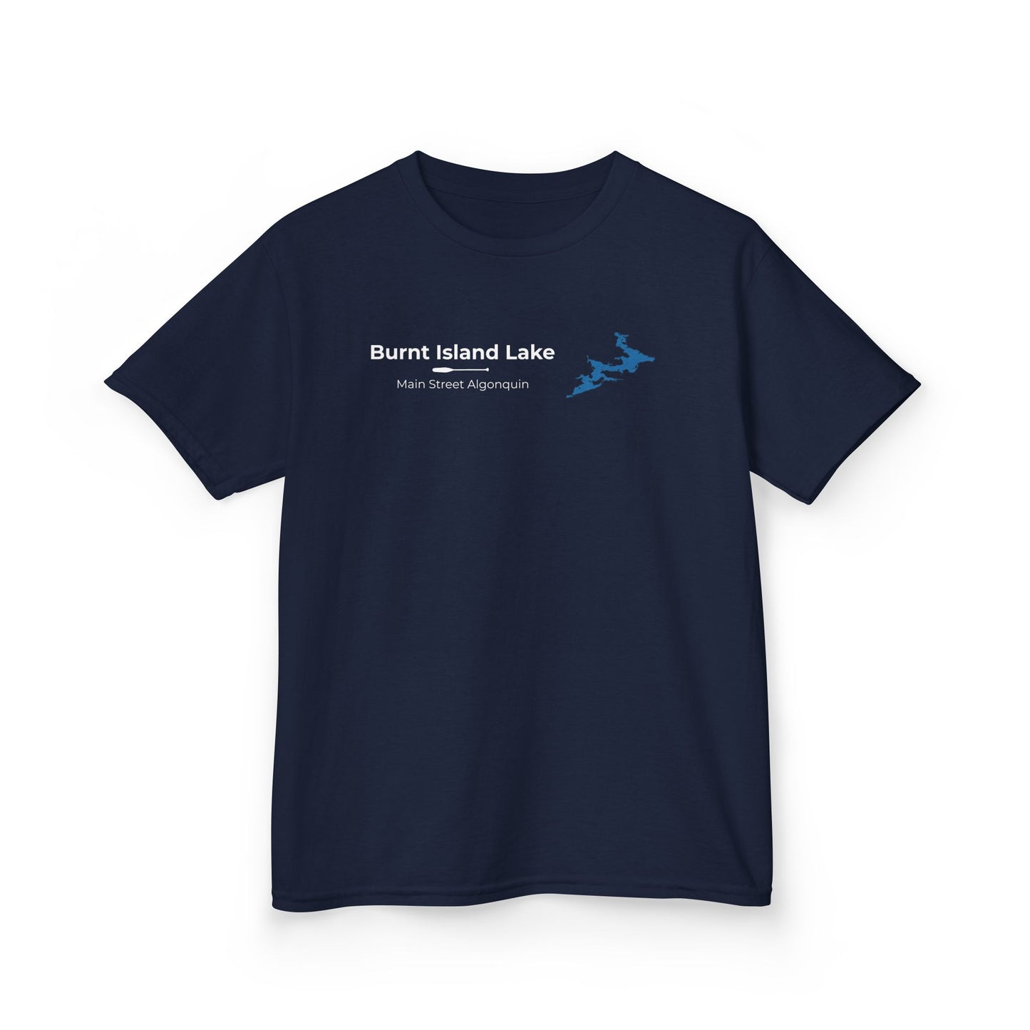 Burnt Island Lake Kids' Map Tee