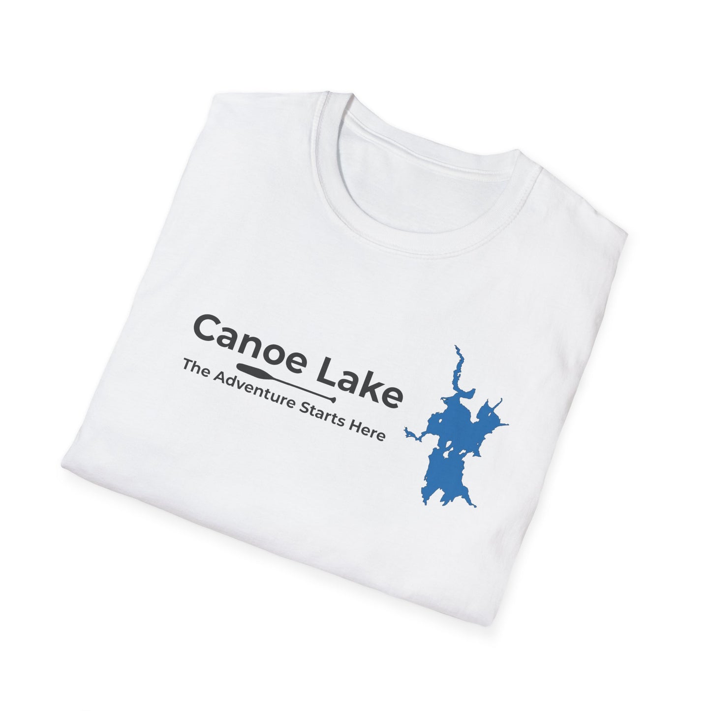 Canoe Lake Map Tee