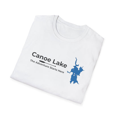 Canoe Lake Map Tee