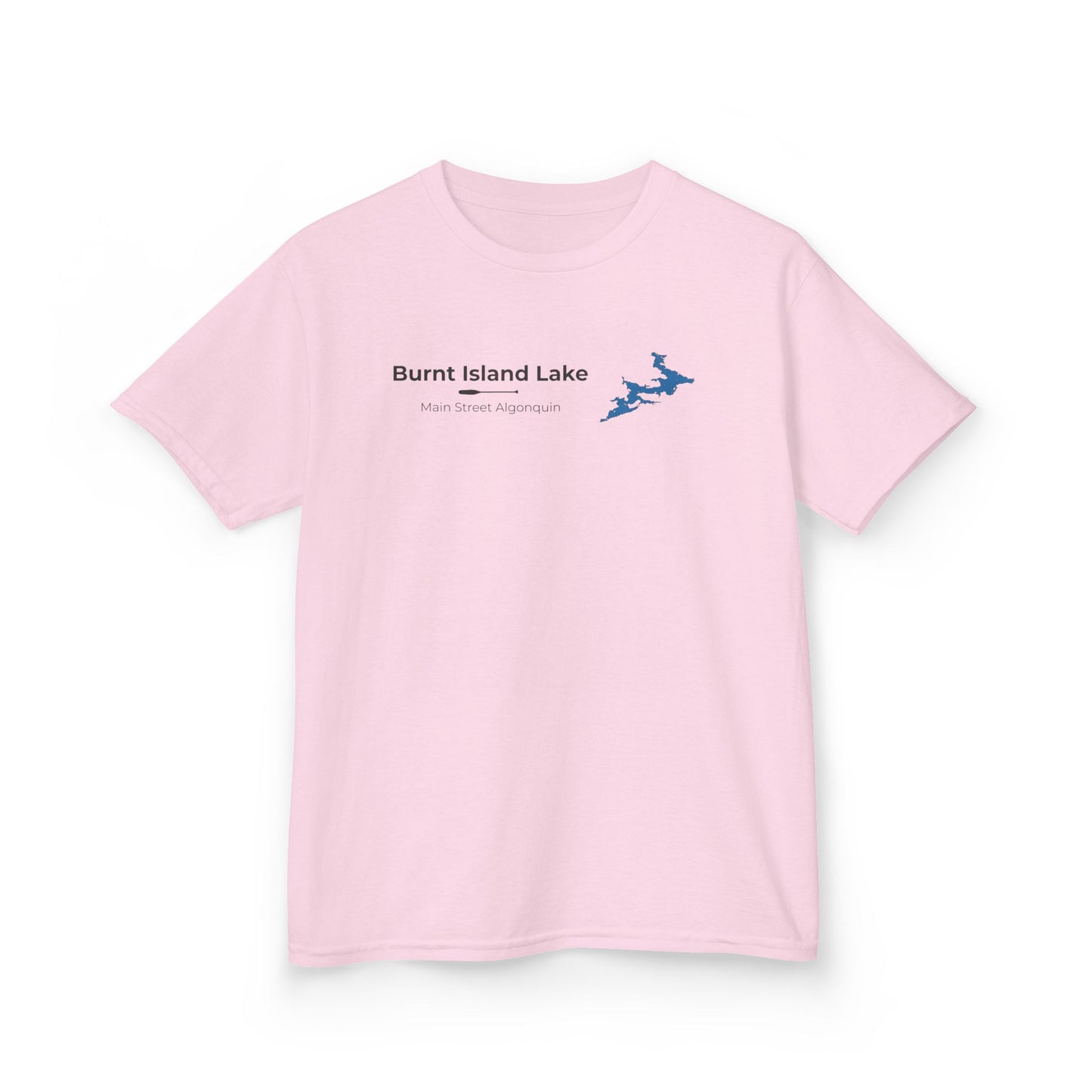 Burnt Island Lake Kids' Map Tee