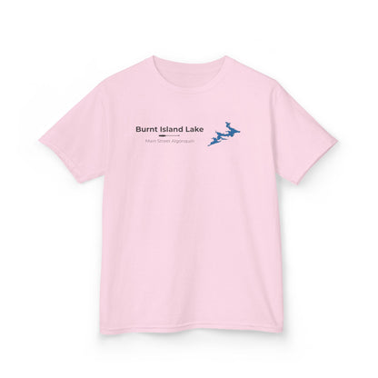 Burnt Island Lake Kids' Map Tee