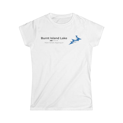 Burnt Island Lake Women's Map Tee