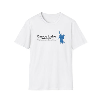 Canoe Lake Map Tee