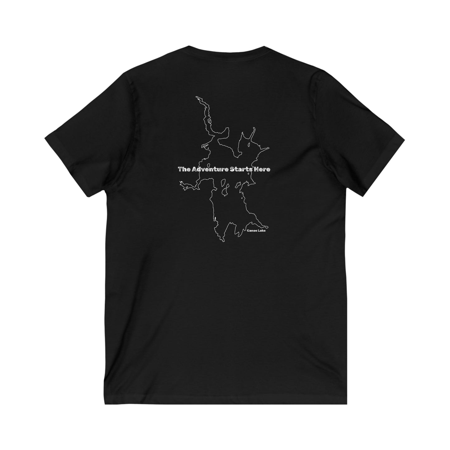 Canoe Lake Women's V-Neck Graphic Tee